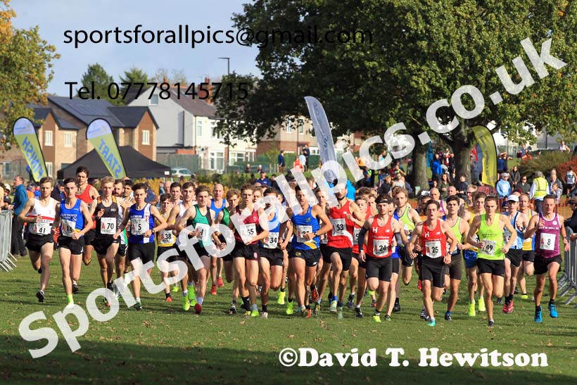 Senior mens 2022 Northern Cross Country Relays, Graves Park, Sheffield. Photo: David T. Hewitson/Sports for All Pics